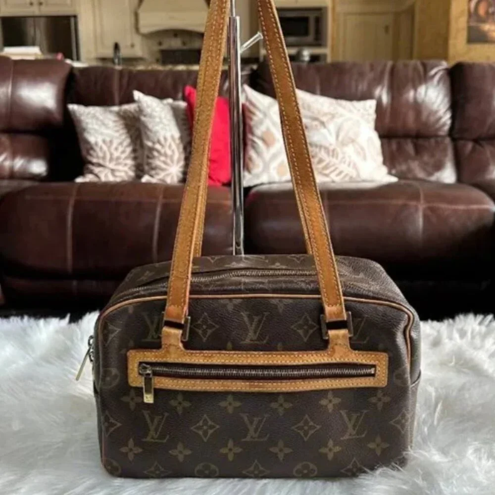 Louis Vuitton Monogram Cite MM Shoulder Bag With COA and Dusty - Picture 2 of 15